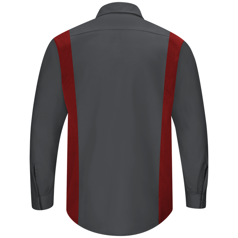 Men's Long Sleeve Performance Plus Shop Shirt with OilBlok Technology image number 2