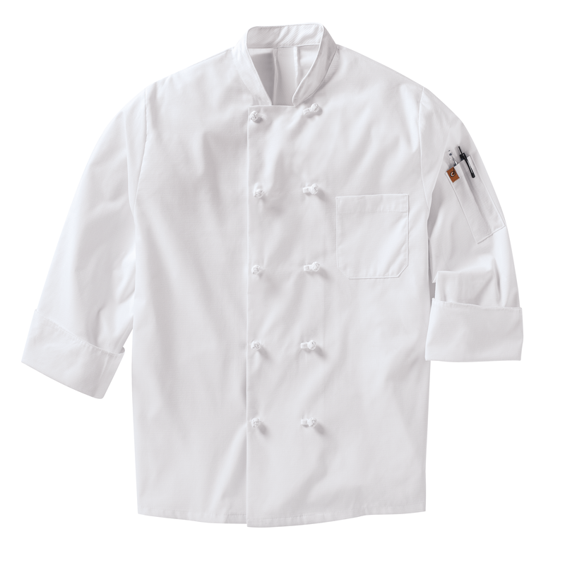 Men's Ten Knot Button Chef Coat with OilBlok + MIMIX® image number 7