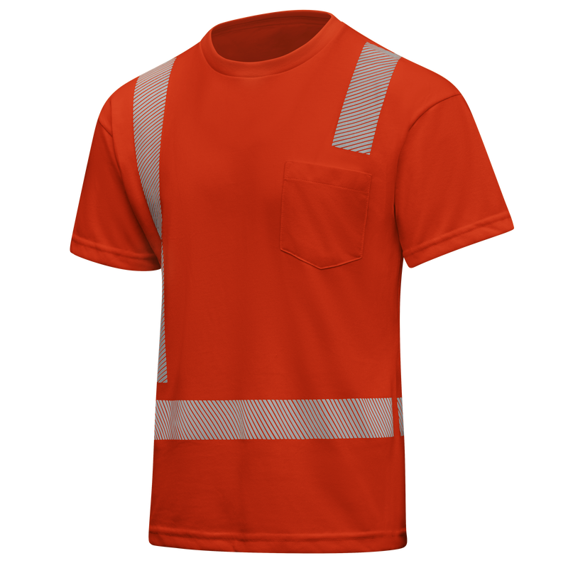 Hi-Visibility Breathable Short Sleeve Pocket T-Shirt - Type R Class 2 image number 3