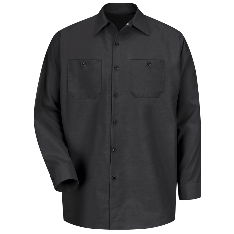 Men's Long Sleeve Industrial Work Shirt image number 1