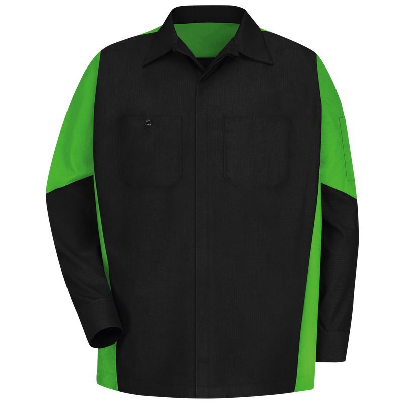 Men's Long Sleeve Two-Tone Crew Shirt image number 0