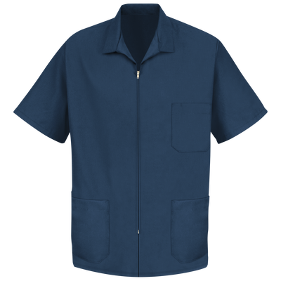 Men's Zip-front Smock