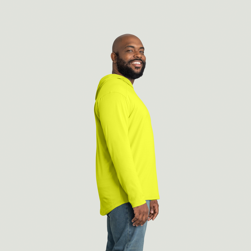 Men's Enhanced Visibility Sun Protection Pullover Hoodie image number 7