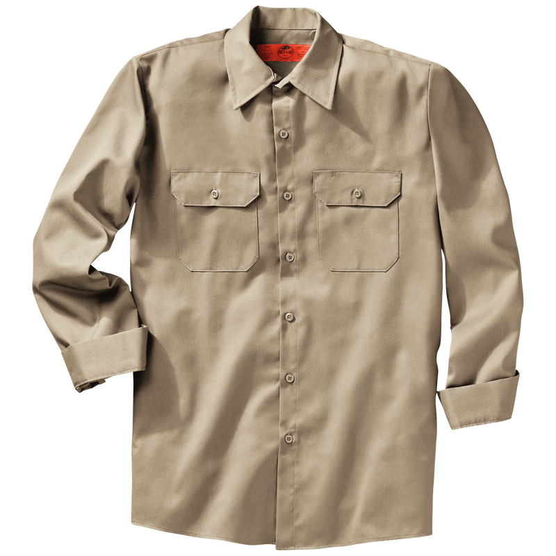 Men's Long Sleeve Utility Uniform Shirt image number 3