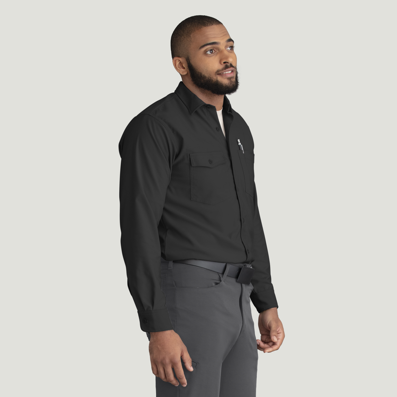 Men's Cooling Long Sleeve Work Shirt image number 3