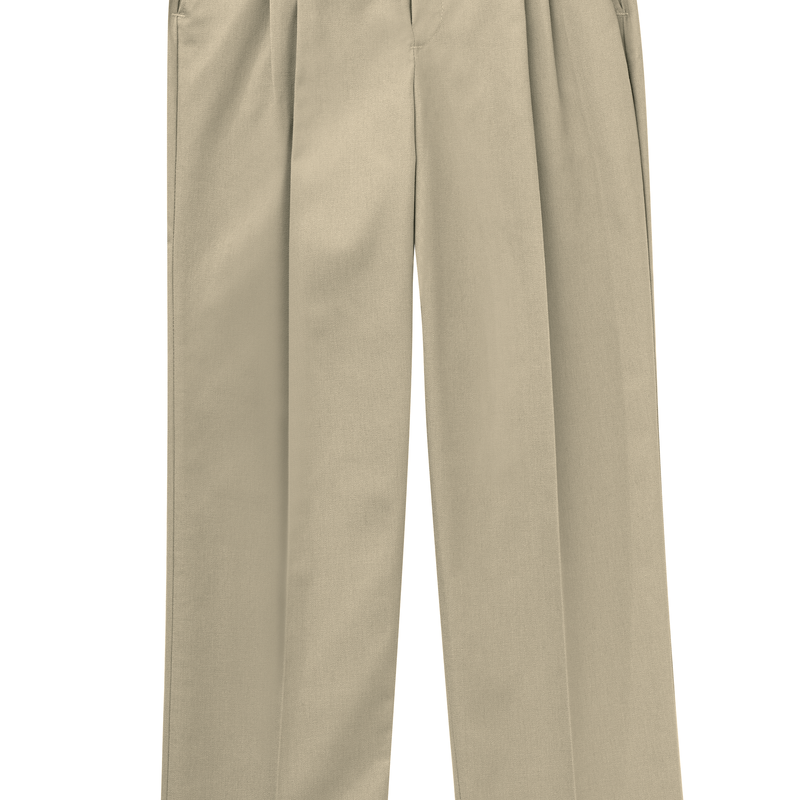Women's pleated khaki pants outlet