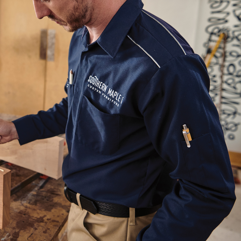 Men's Long Sleeve Pro Airflow Work Shirt image number 3