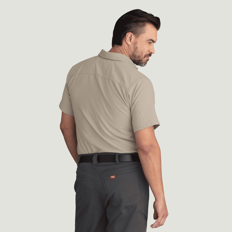 Men's Cooling Short Sleeve Work Shirt image number 6