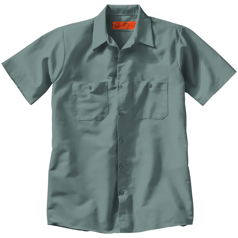 Men's Short Sleeve Industrial Work Shirt image number 6