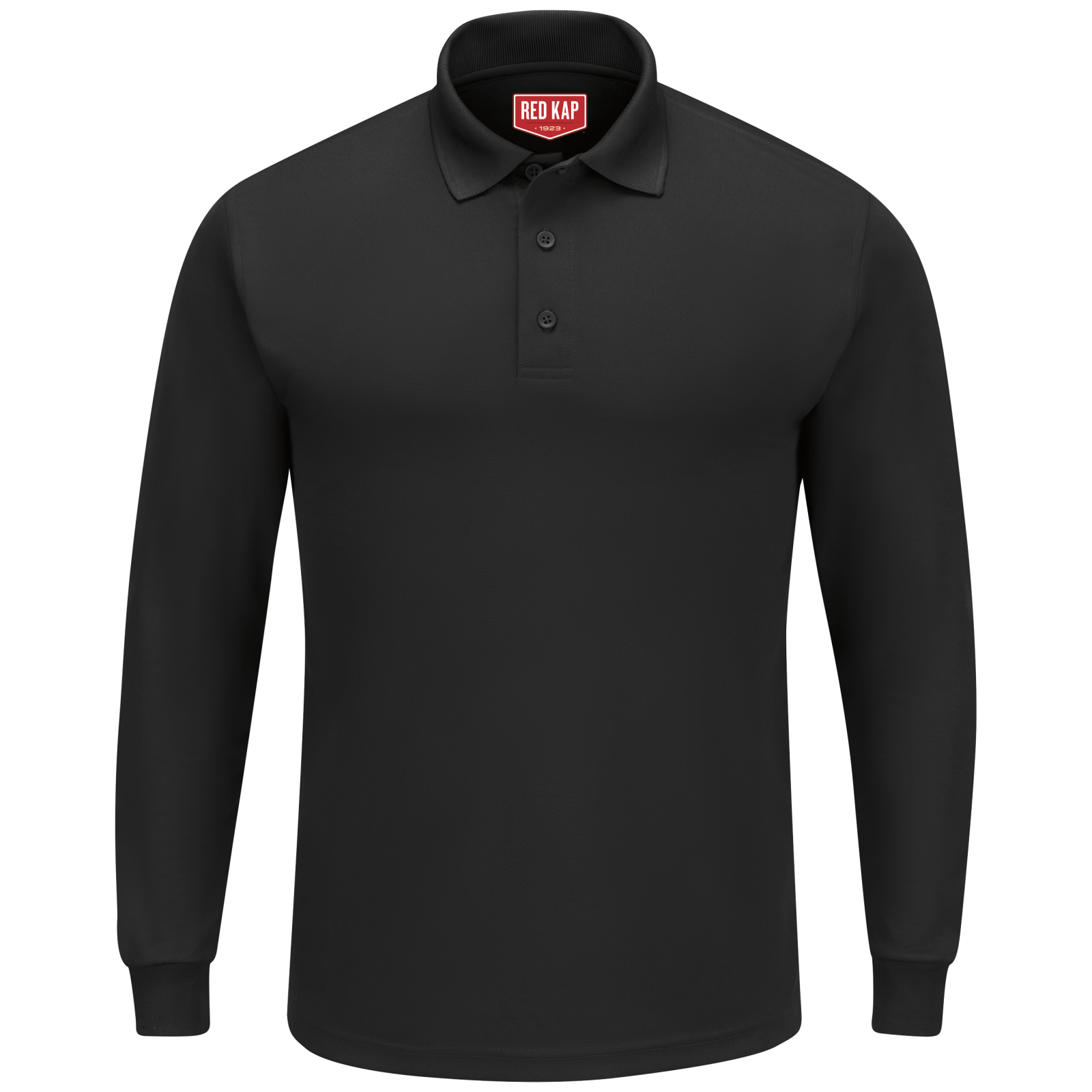 Long sleeve knitted polo