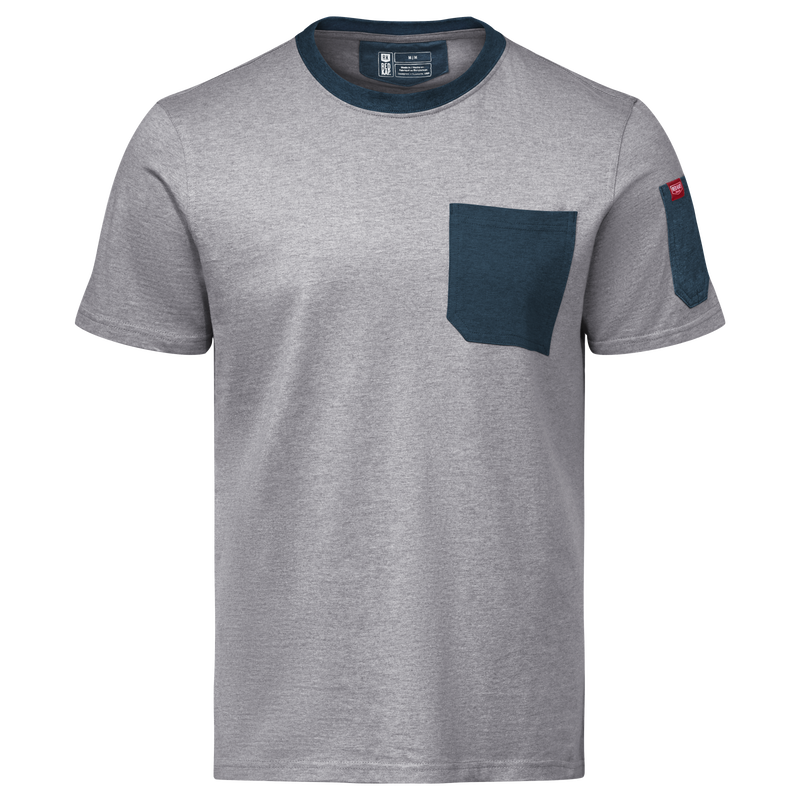Men's Slim Fit Cotton Pocket T-Shirt image number 9