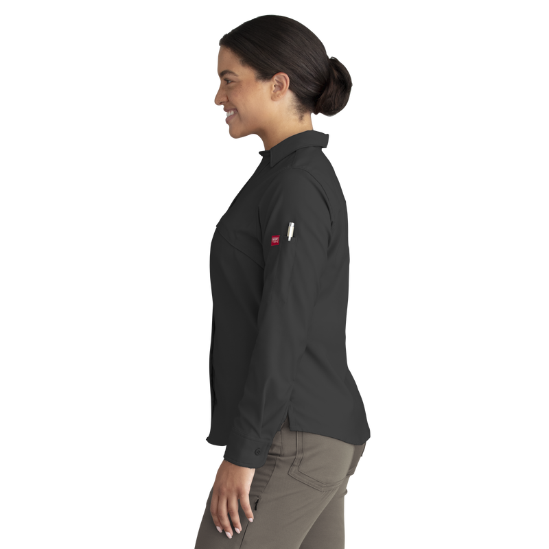 Women's Cooling Long Sleeve Work Shirt image number 9