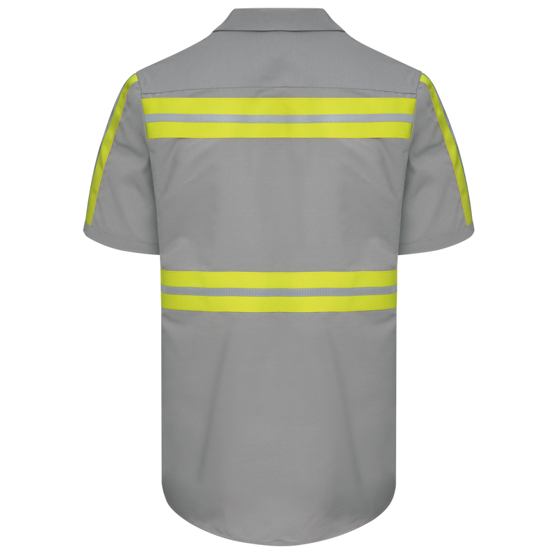Short Sleeve Enhanced Visibility Industrial&nbsp;Work Shirt image number 6