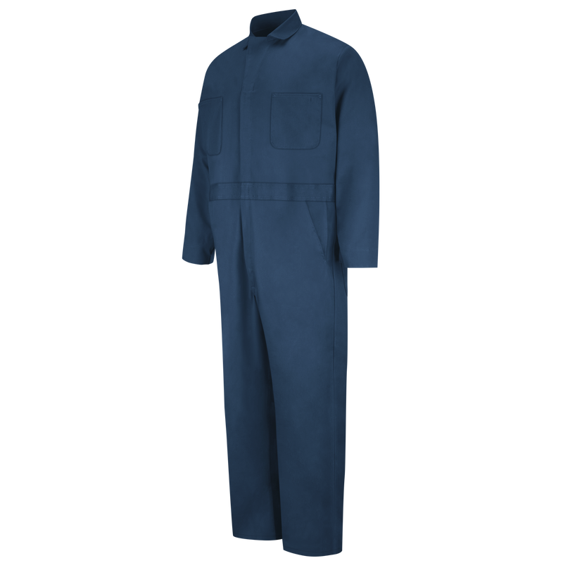 Button Front Cotton Coverall Red Kap