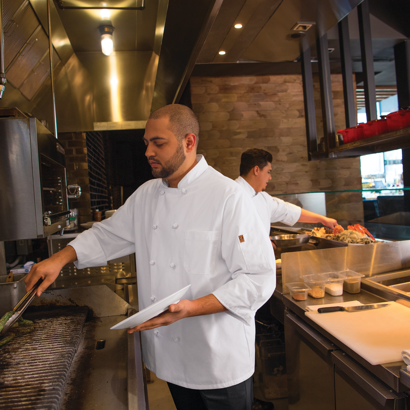 Men's Ten Knot Button Chef Coat with OilBlok + MIMIX® image number 6