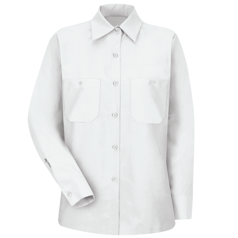 Women's Long Sleeve Industrial Work Shirt image number 1