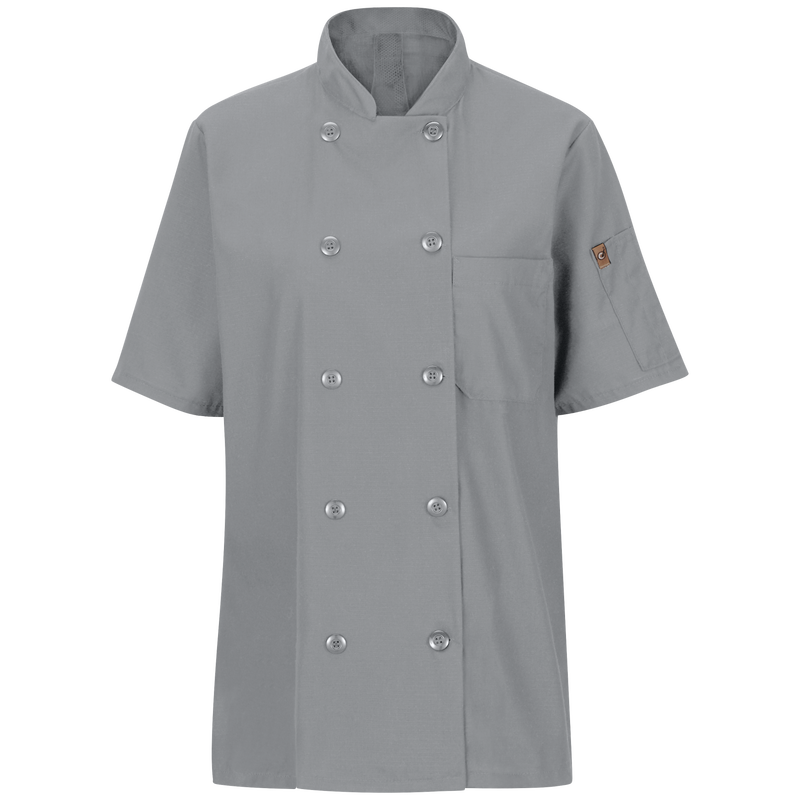 Women's Short Sleeve Chef Coat with OilBlok + MIMIX® image number 1