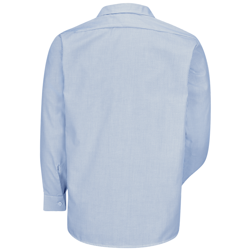 Men's Long Sleeve Industrial Stripe Work Shirt image number 2