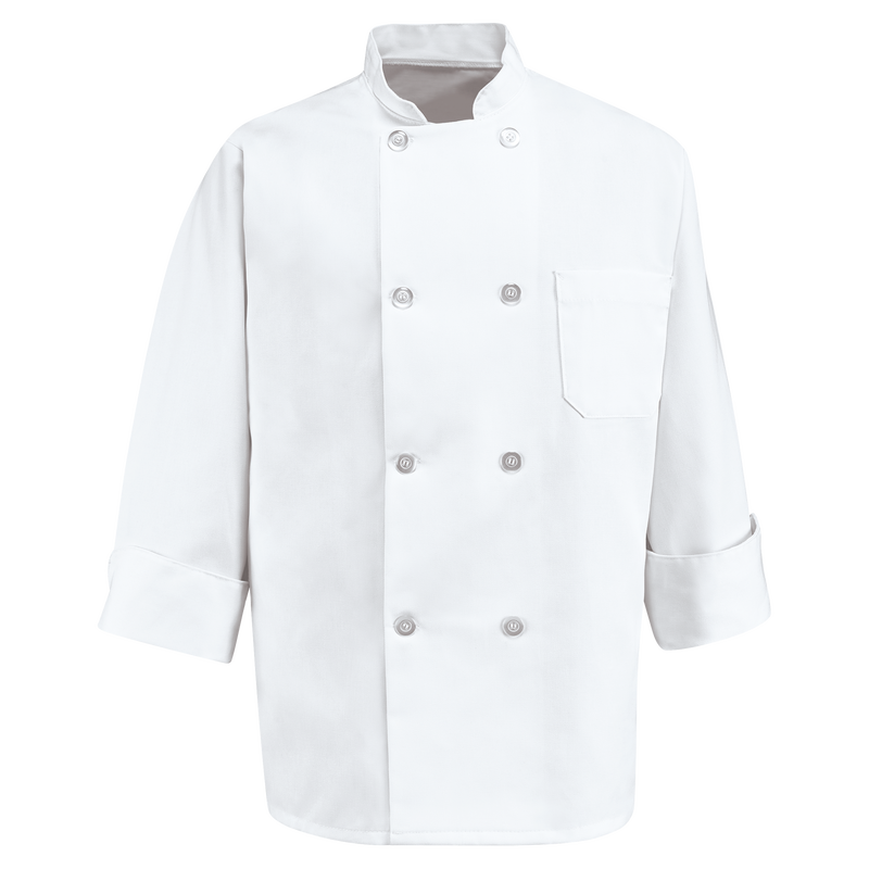 Eight Pearl Button Chef Coat image number 0