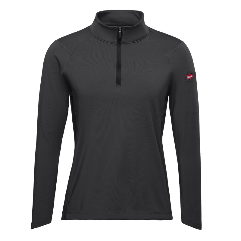 Women's Performance Quarter Zip Cadet Collar Pullover image number 1