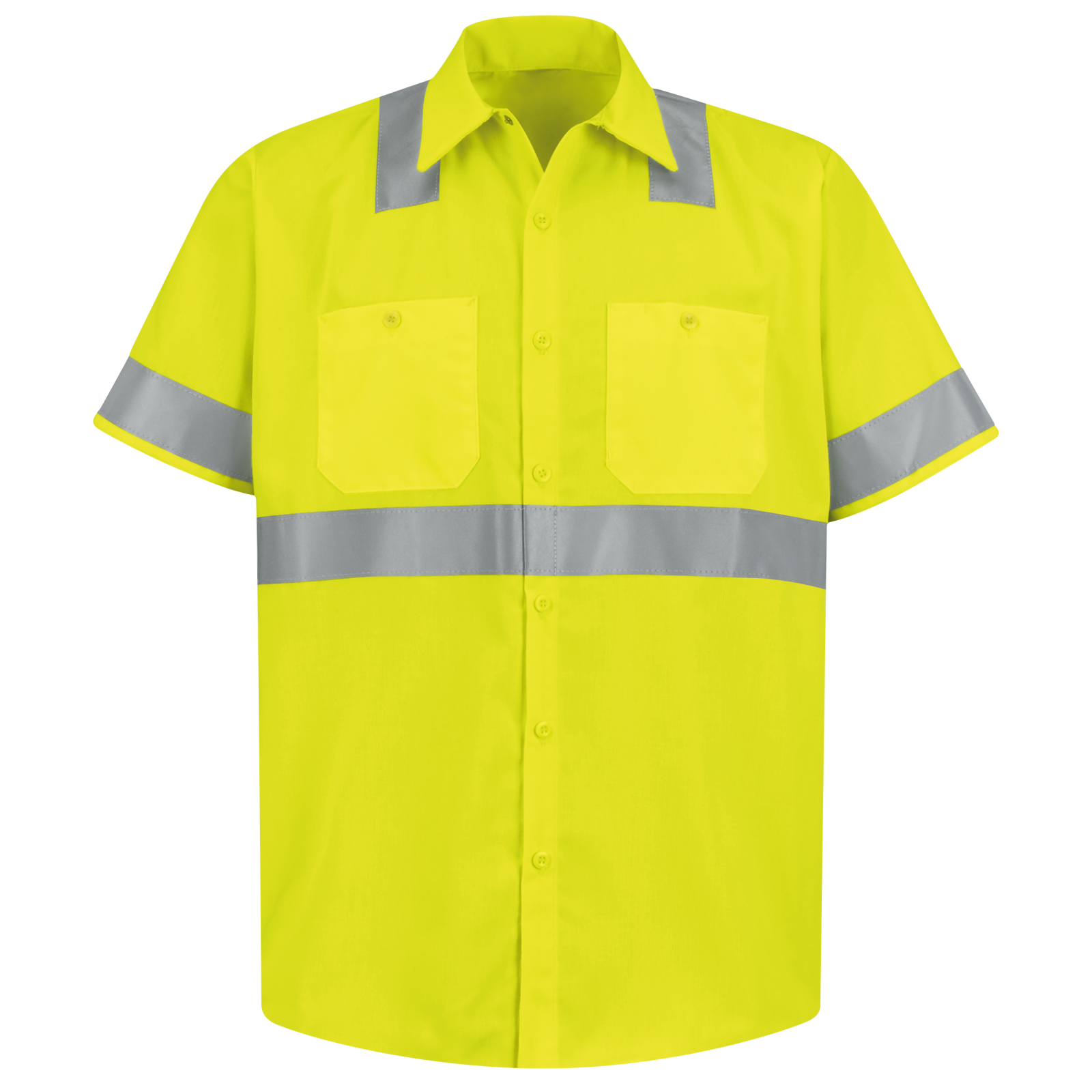 yellow button up top