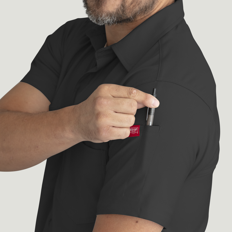 Men's Cooling Short Sleeve Work Shirt image number 12