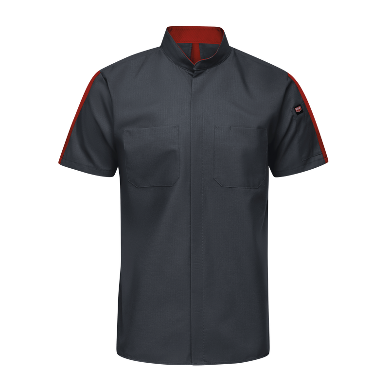 Men's Short Sleeve Two Tone Pro+ Work Shirt with OilBlok and MIMIX® image number 1