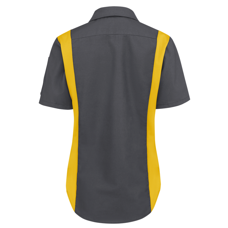 Women's Short Sleeve Performance Plus Shop Shirt with OilBlok Technology image number 1