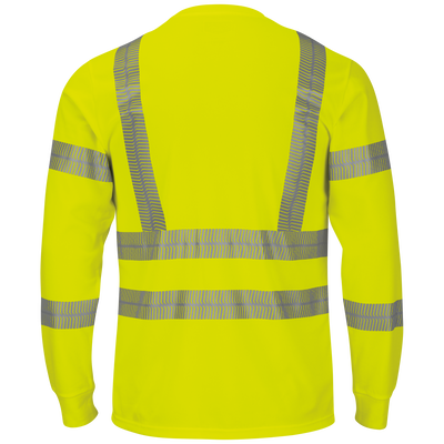 Long Sleeve Hi-Visibility T-Shirt, Type R Class 3