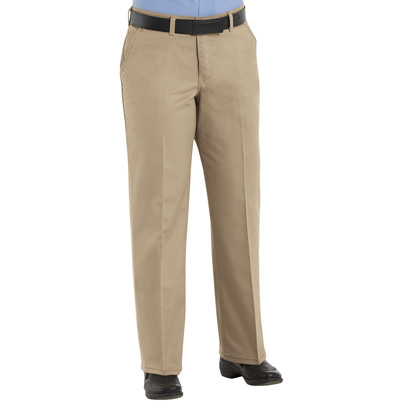 Women's Plain Front Cotton Pant image number 3