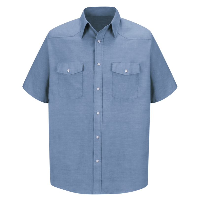 Men's Short Sleeve Deluxe Western Style Shirt image number 0