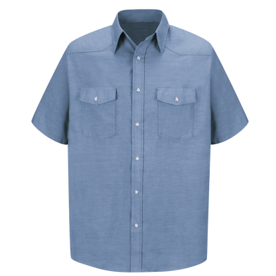 Men's Short Sleeve Deluxe Western Style Shirt