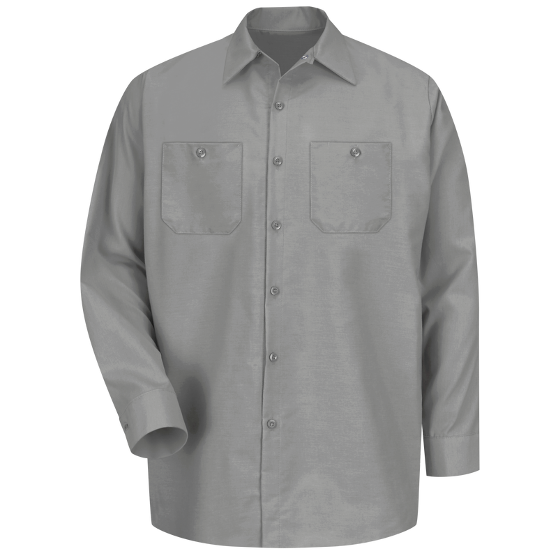 Men's Long Sleeve Industrial Work Shirt image number 1