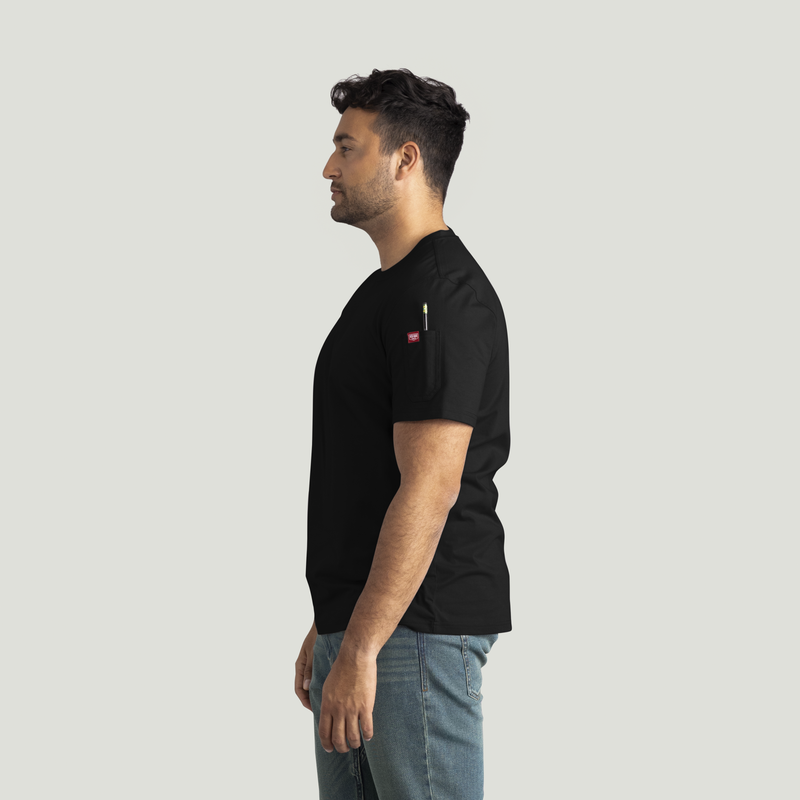 Men's Short Sleeve Midweight Slim Fit Performance Tee image number 7