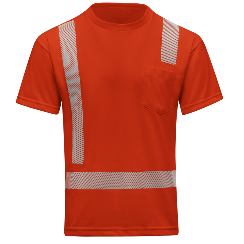 Hi-Visibility Breathable Short Sleeve Pocket T-Shirt - Type R Class 2 image number 1