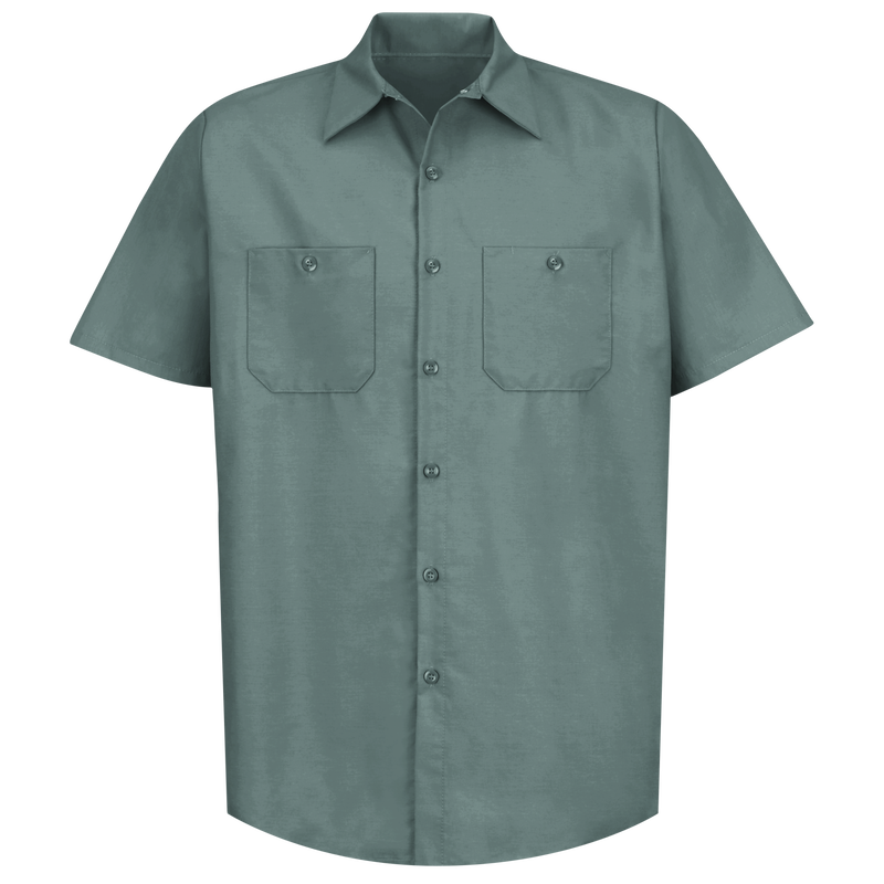 Men's Short Sleeve Industrial Work Shirt image number 1