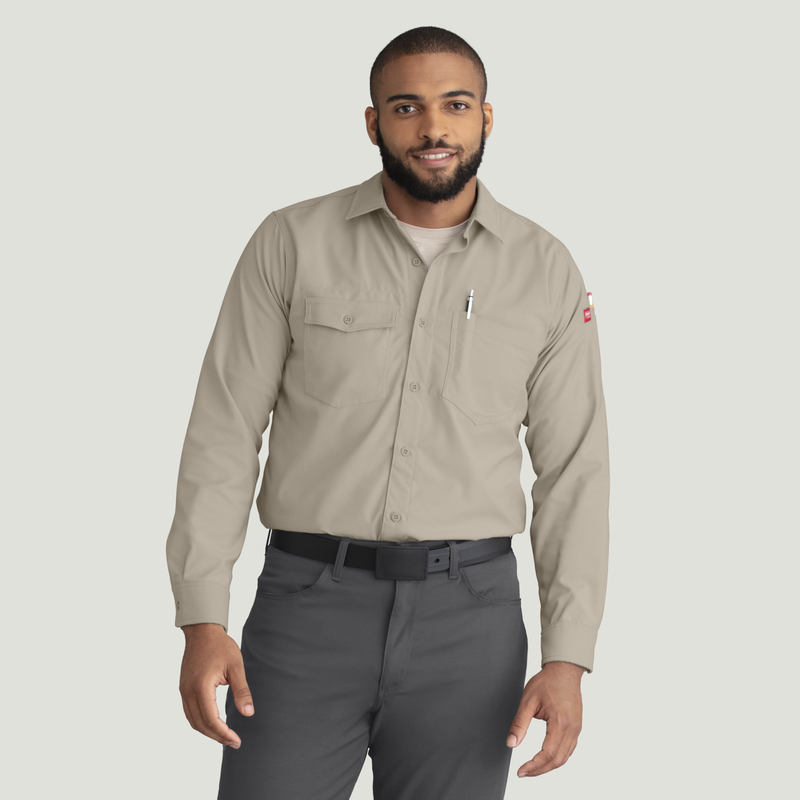Men's Cooling Long Sleeve Work Shirt image number 1