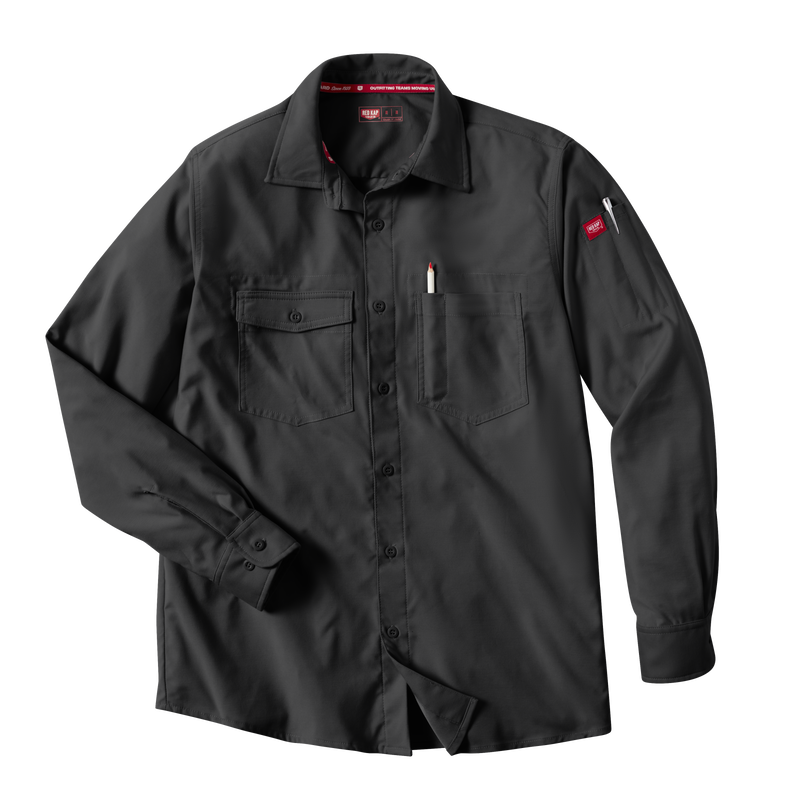 Men's Cooling Long Sleeve Work Shirt image number 16