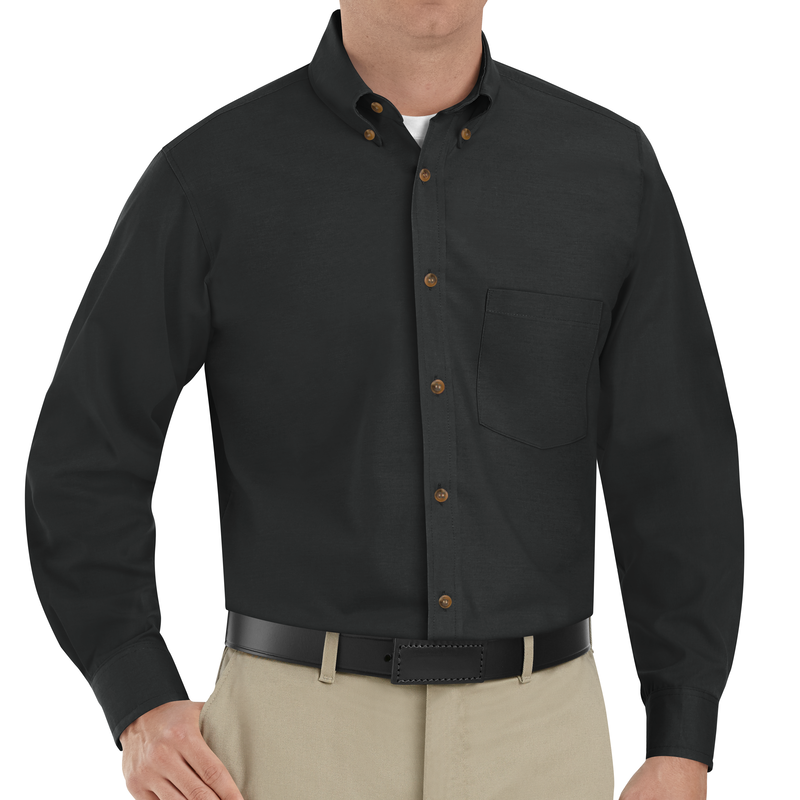 Men's Long Sleeve Poplin Dress Shirt image number 2