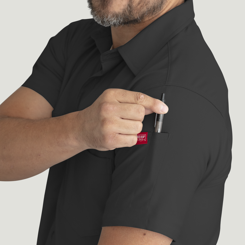 Men's Cooling Short Sleeve Work Shirt image number 13