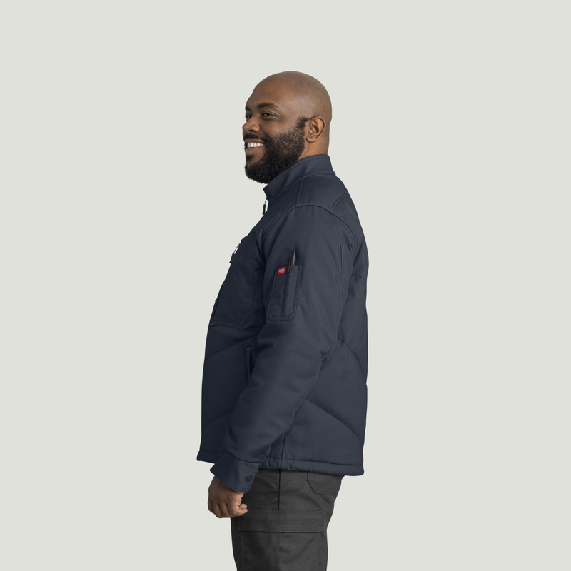 Men's Insulated Quilted Work Jacket image number 7