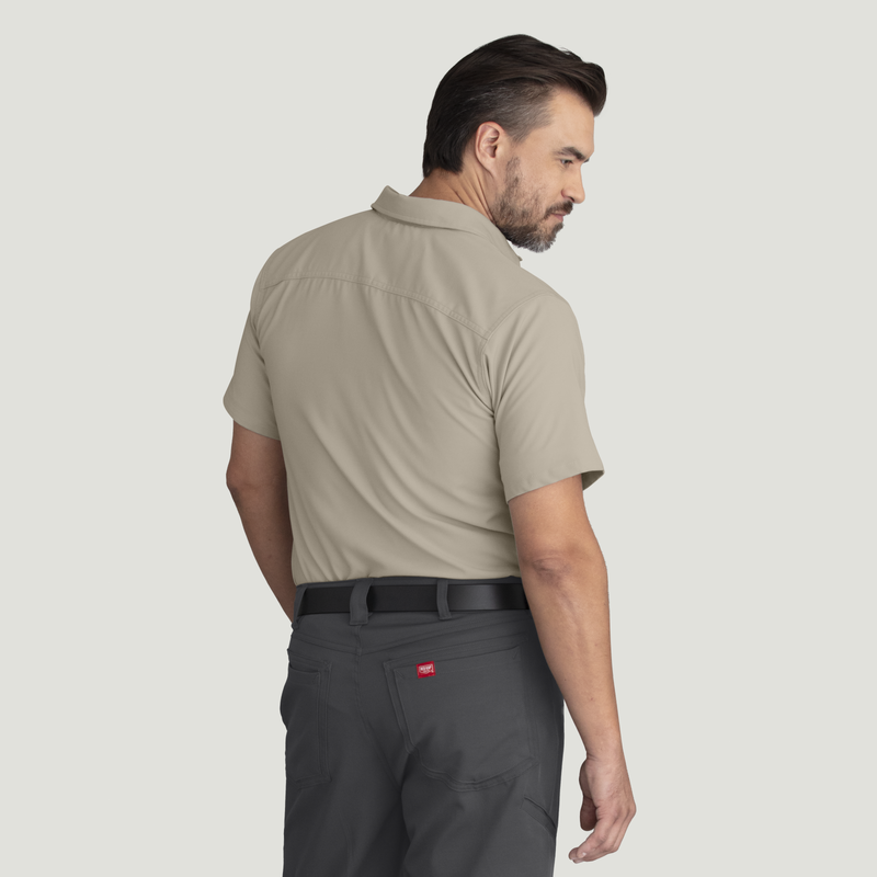 Men's Cooling Short Sleeve Work Shirt image number 6