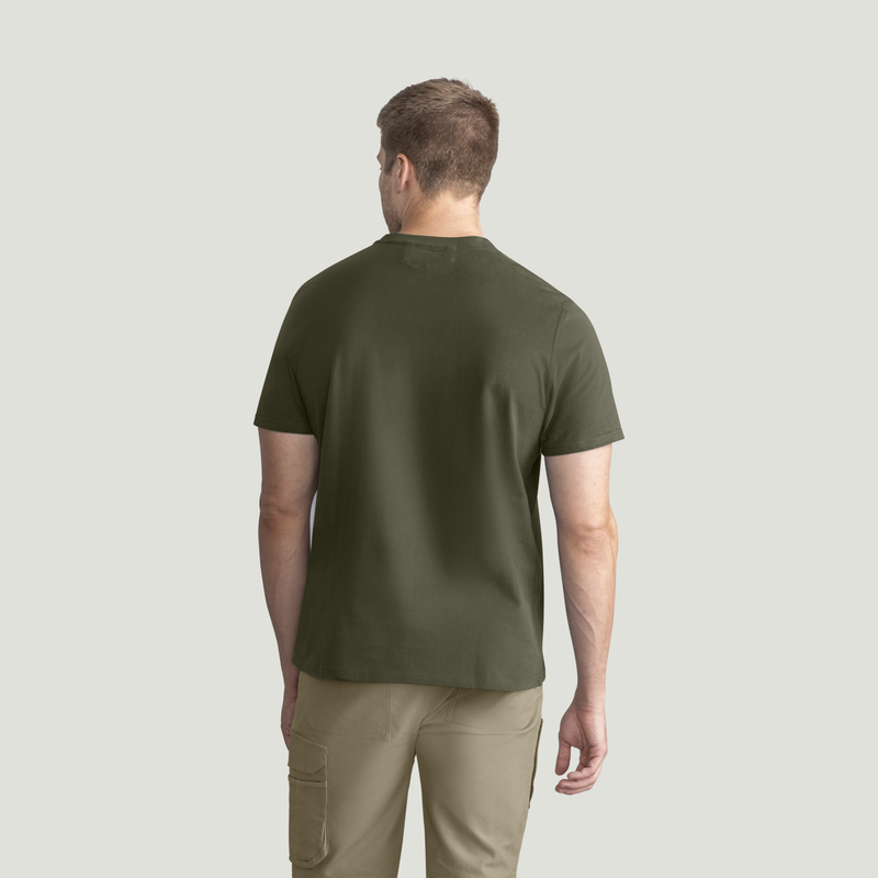 Men's Slim Fit Cotton Pocket T-Shirt image number 6