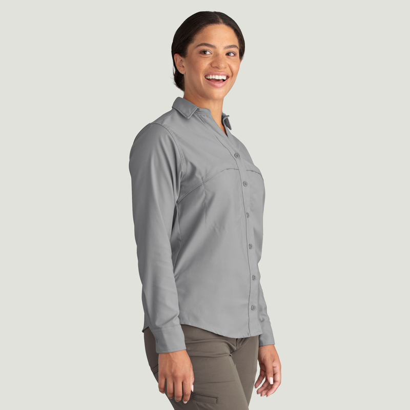 Women's Cooling Long Sleeve Work Shirt image number 15