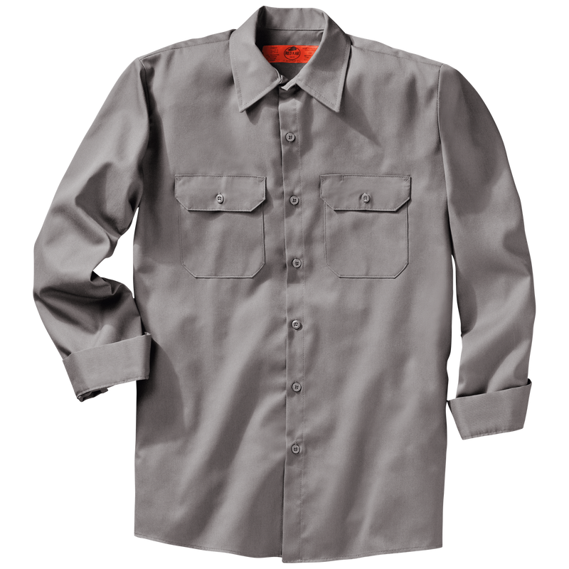 Men's Long Sleeve Utility Uniform Shirt image number 3