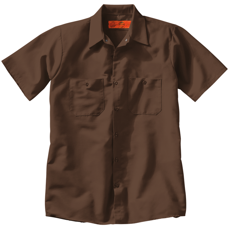 Men's Short Sleeve Industrial Work Shirt image number 9