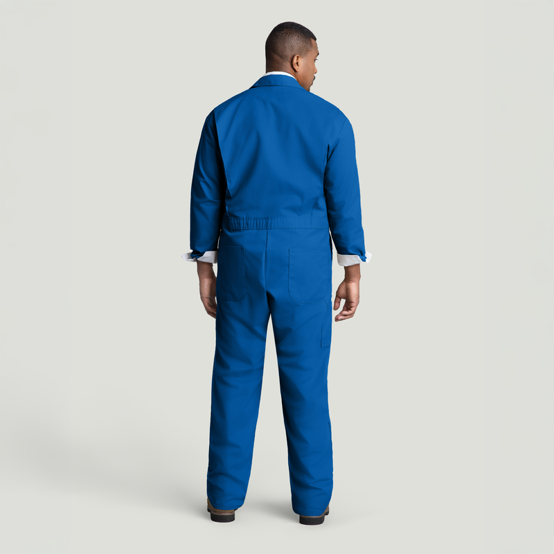 Twill Action Back Coverall with Chest Pockets image number 4