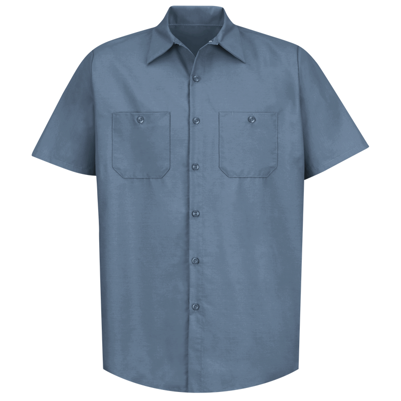 Men's Short Sleeve Industrial Work Shirt image number 1