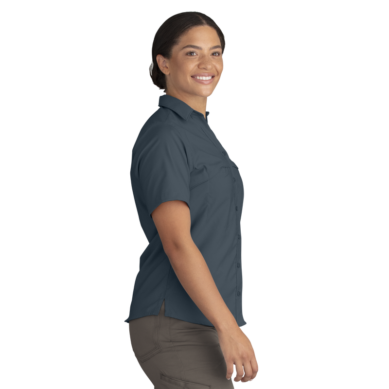 Women's Cooling Short Sleeve Work Shirt image number 8