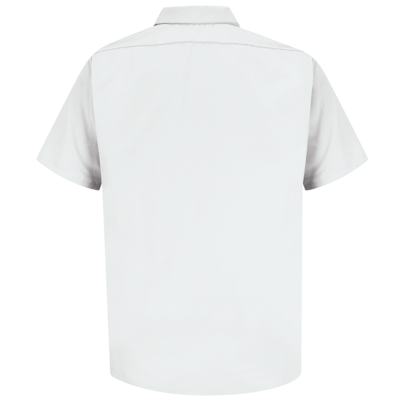Men's Short Sleeve Specialized Pocketless Polyester Work Shirt image number 1